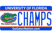 Special edition UF champs tag